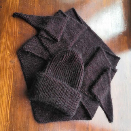 Купить Пермь Платок шарф шапка вязаные из пуха норки